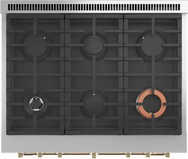 GE Café Commercial Style Range C2Y366P4TW2 36' Smart Dual-Fuel - Photo 4