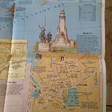 VINTAGE – HISTORICAL MAP OF SPAIN and PORTUGAL, - Photo 2