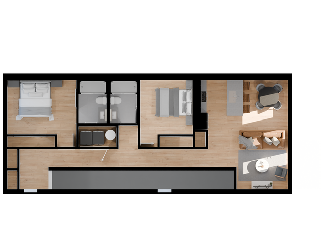 2 Bedroom, 2 bathroom flats available May 1st - Photo 5