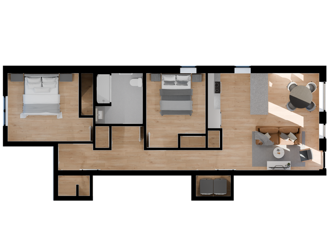 2 Bedroom, 2 bathroom flats available May 1st - Photo 6