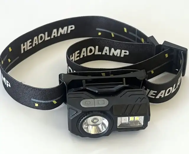 RightHausen Ranger LED Headlamp - 6 Modes, Red Light,  VR