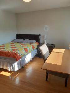 A private day room with its own bathroom