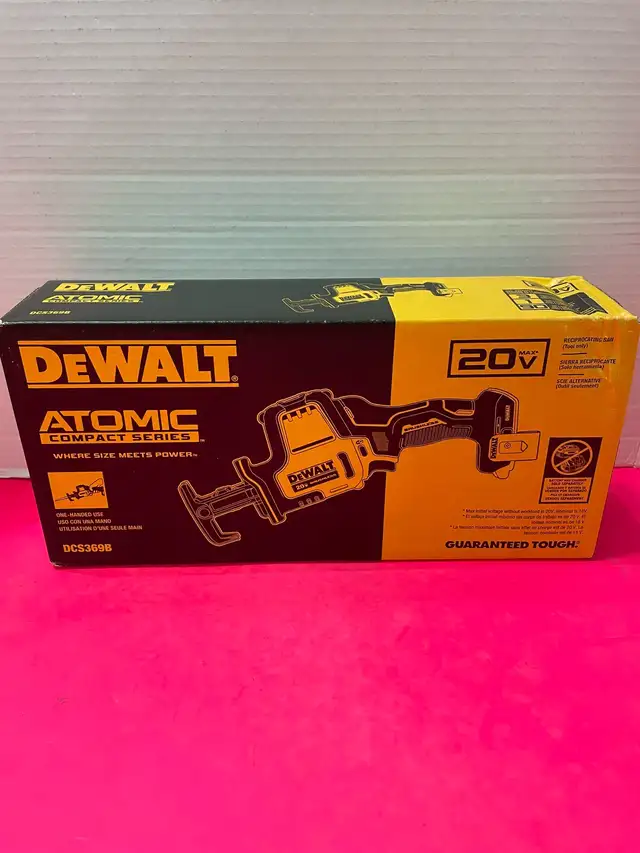DEWALT ATOMIC COMPACT SERIES RECIPROCATING SAW DCS369B