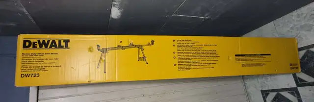 DEWALT MITER SAW STAND – HEAVY DUTY – NEW SEALED – DW723 – $350 - Photo 3