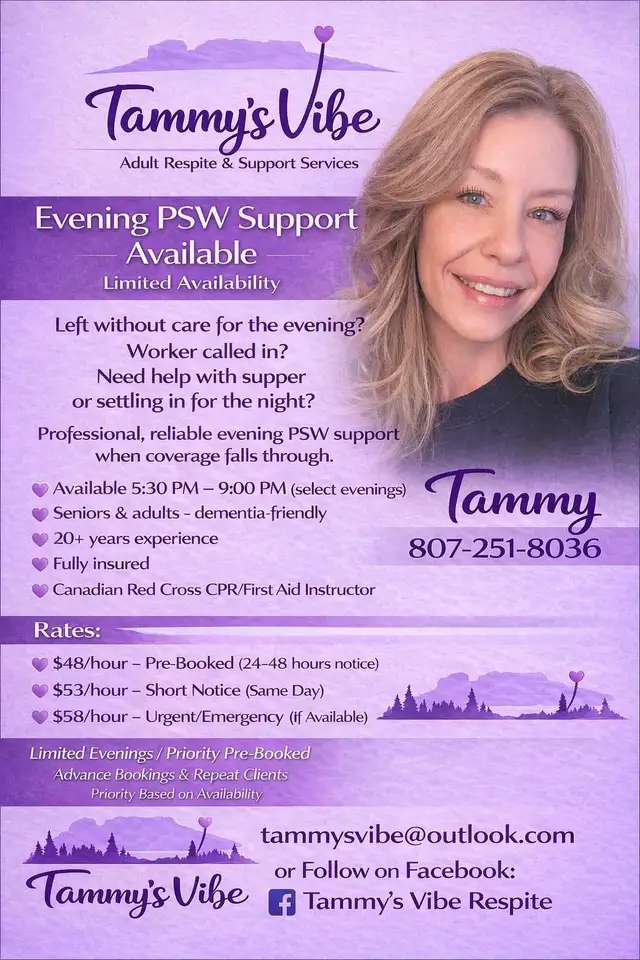 Tammy’s Vibe -Private Respite & Support Services