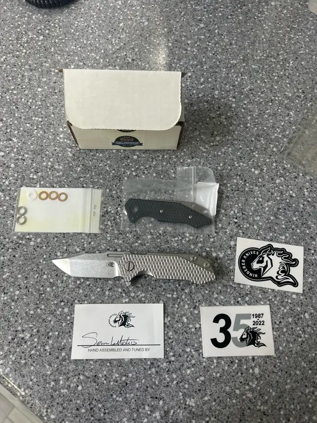 Hinderer Knives Halftrack Harpoon Spanto G10 Custom