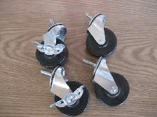 4 3' swivel castors - new