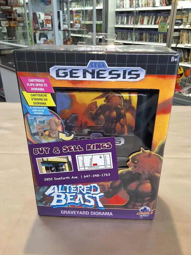 Sega Genesis Diorama Altered Beast Collectible