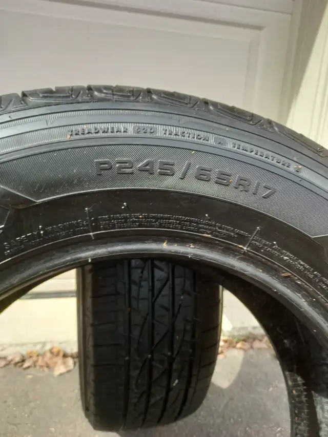 2 tires FIRESTONE 245/65/R17 all season. - Photo 4