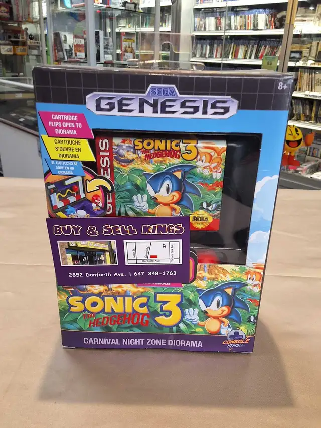 Sega Genesis Sonic 3 Diorama Collectible