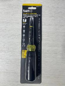 Klein Tools 11-in-1 Ratcheting Impact Multi-Bit Screwdriver with