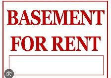 Basement for rent in Brampton