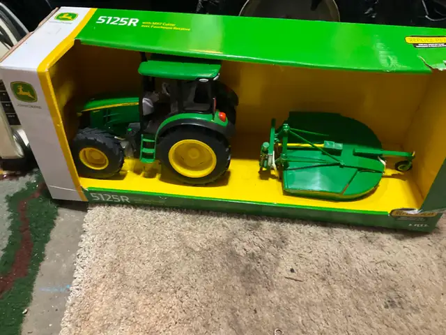 Die cast motorcycles and tractors