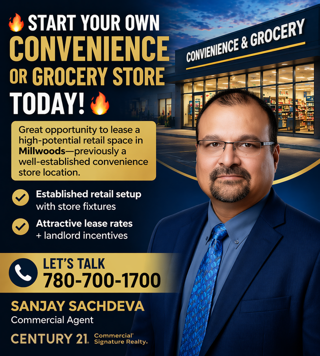 FOR LEASE - Former Circle K Space In Millwoods