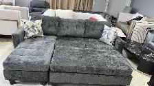 PULL OUT (BRAND NEW)L SHAPE SOFA BED IN FABRIC & LEATHER - Photo 2