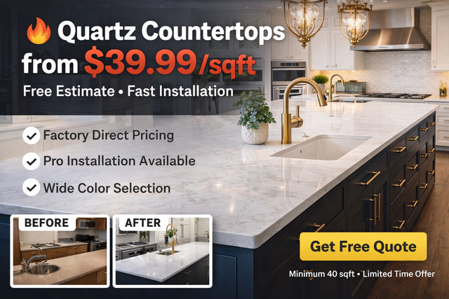 Quartz Countertop $39