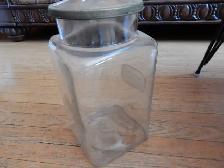 8 vintage countertop candy jars with lids-general store - Photo 2