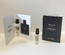 4 x Échantillons de parfum BLEU de CHANEL Homme, Neufs ! Sillery