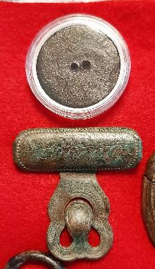 Metal Detecting Finds Coins, Horse Rosette, Skeleton Key - Photo 4