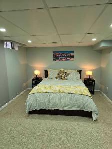 FULLY FURNISHED 2 bedroom basement available from May 1st