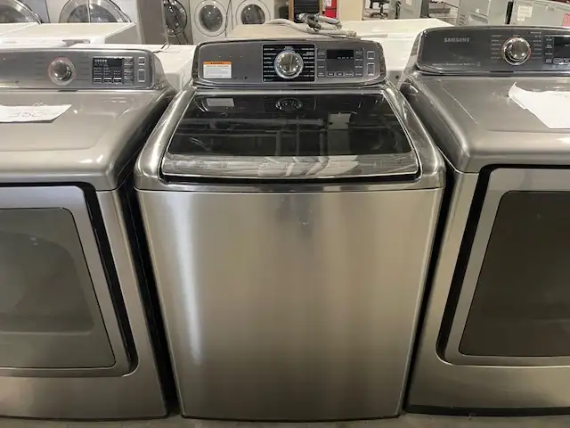 Laveuse seule top load stainless grande capacité Samsung