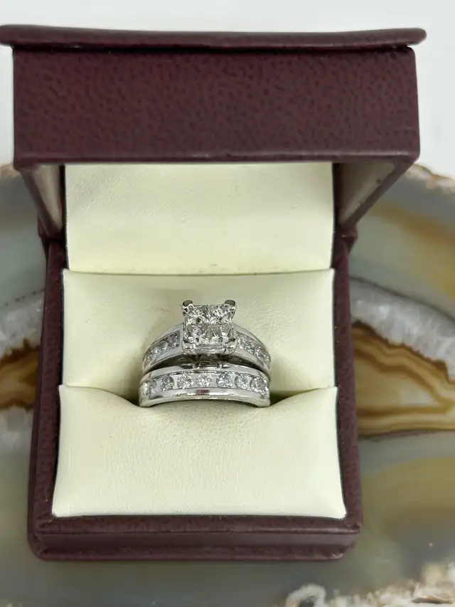 Quad Princess Cut Diamond Ring