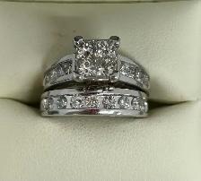 Quad Princess Cut Diamond Ring - Photo 2