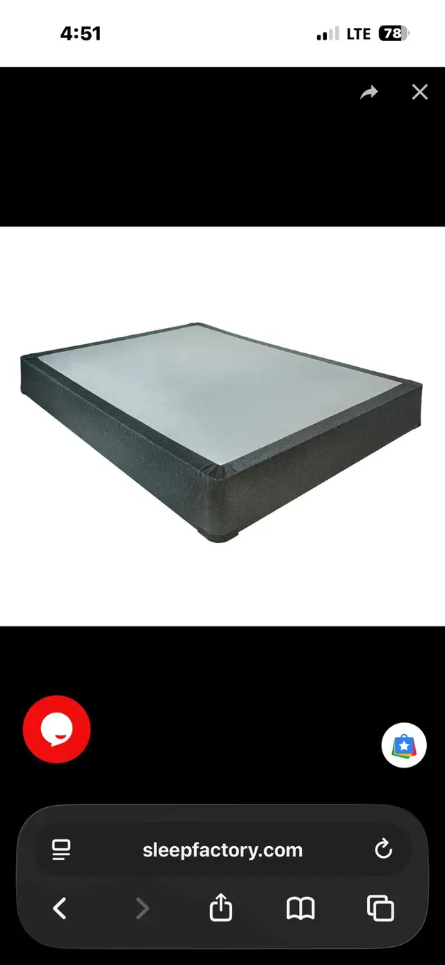 Queen Box Spring - low profile