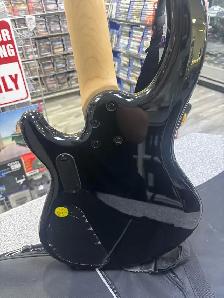 Dean Edge 2 4 String B Spalted Maple Trans Red With Bag - Photo 3