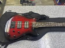 Dean Edge 2 4 String B Spalted Maple Trans Red With Bag - Photo 4