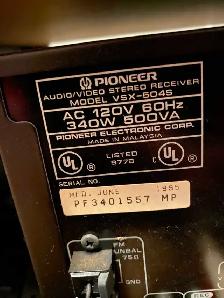 Sound System (Pioneer) MINT   CABLES & REMOTES - Photo 3