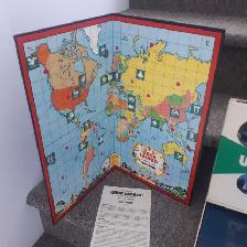 Jeu de société vintage Wide World - Photo 2