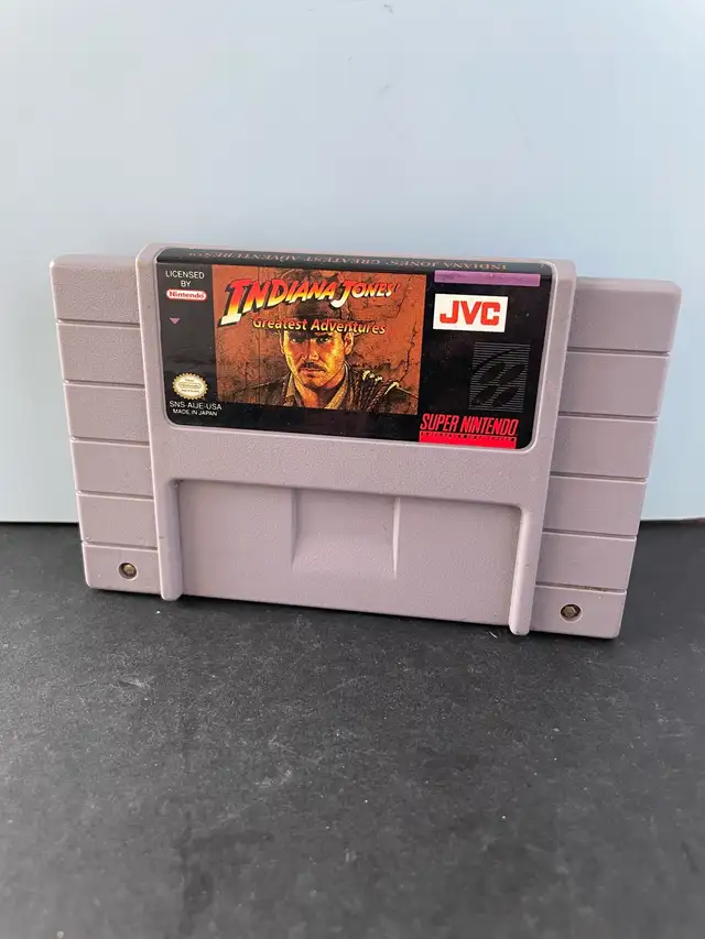 SNES INDIANA JONES GREATEST ADVENTURE