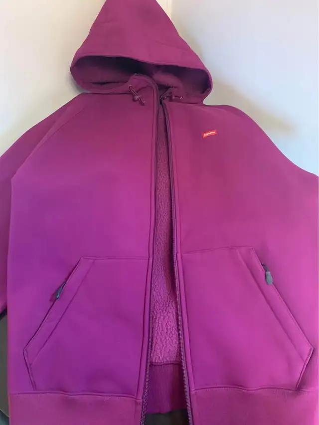 Authentic Supreme Windstopper Zip-Up Hooded Fleece