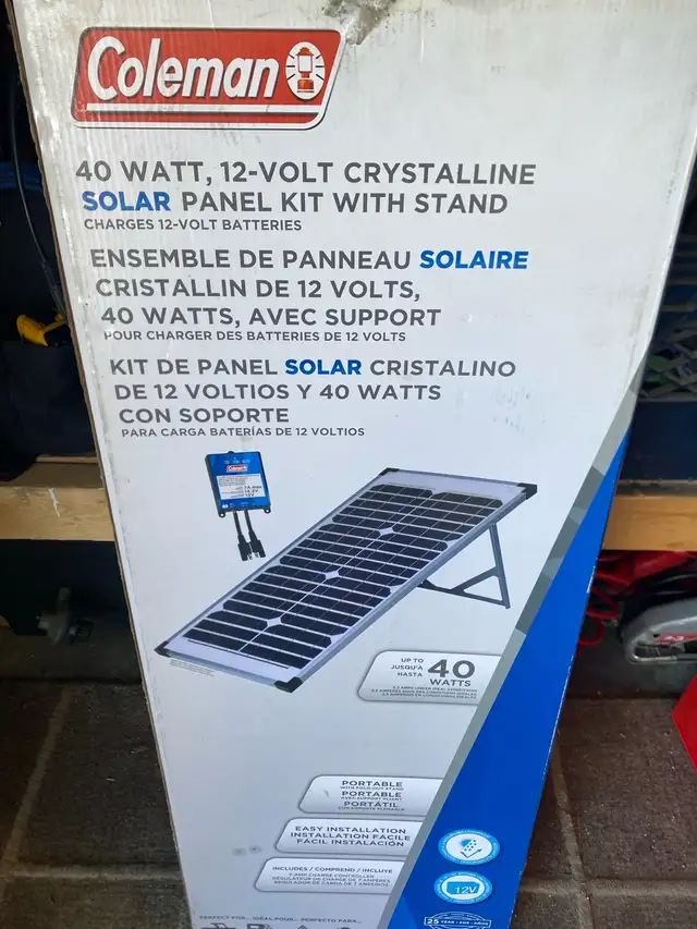 set of two solar panels