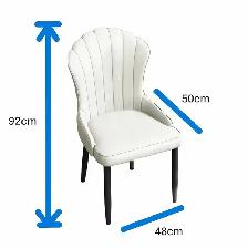 Brand New MMW Dining Room Chair with Design Shell Back $129 - Photo 6
