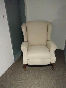 Fauteuil inclinable, bergère