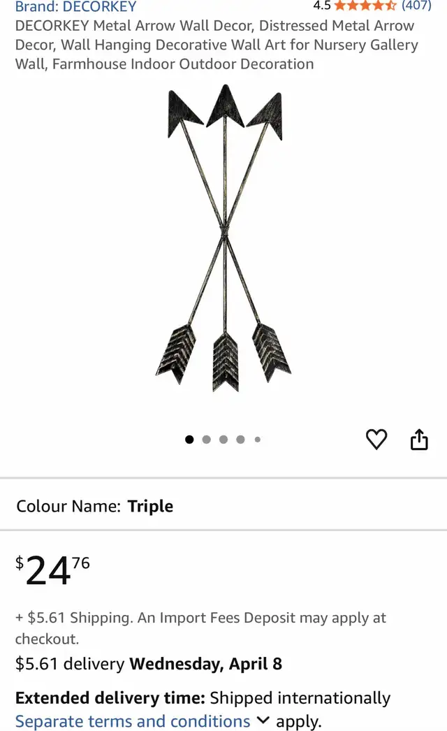 Flèches en metale - Photo 3