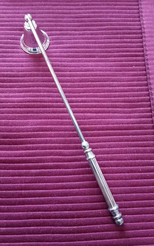 étouffoir vintage neuf pour chandelles Silverplate Élégance - Photo 4