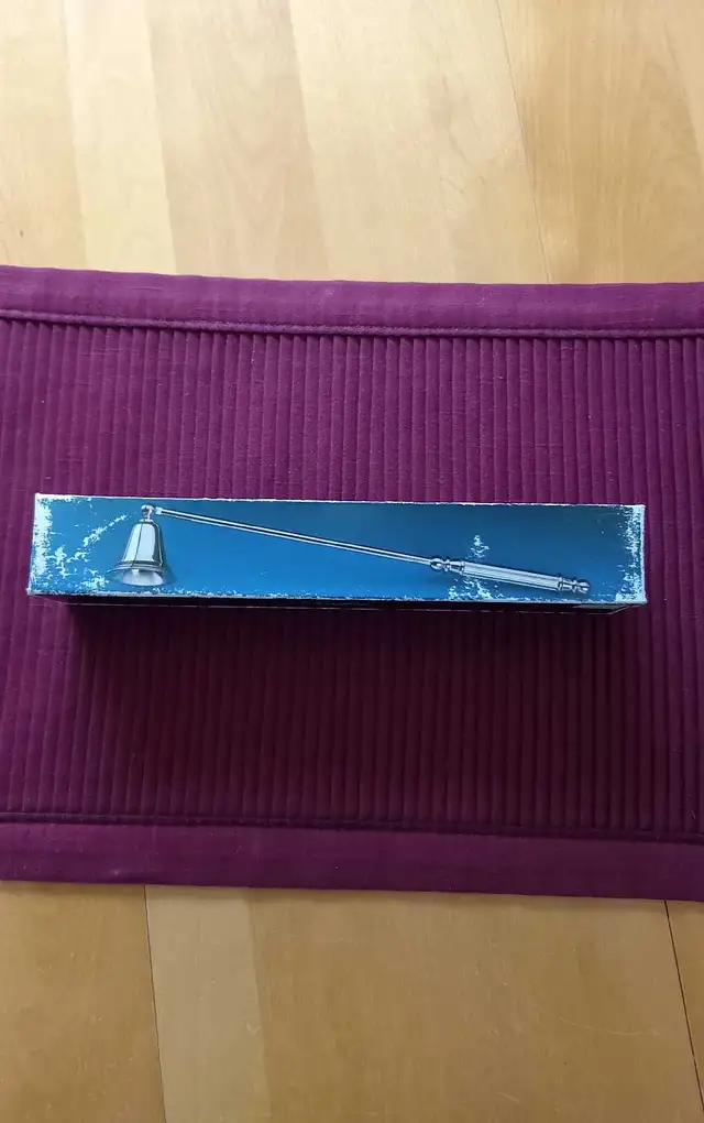 étouffoir vintage neuf pour chandelles Silverplate Élégance - Photo 5