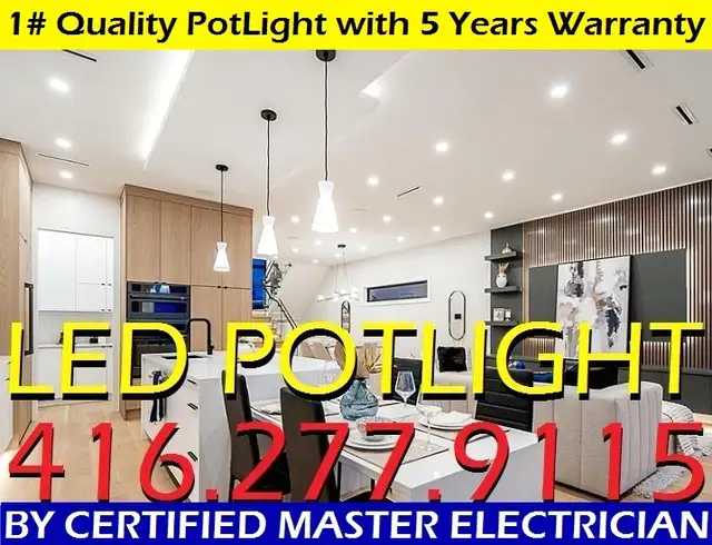 Pot Light Installation $38