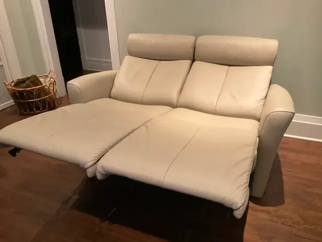 Canapé en cuir électrique