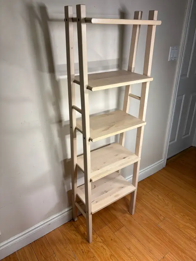 IKEA VILTO Birch Ladder Shelf Storage Unit 46x150cm