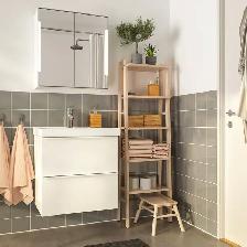 IKEA VILTO Birch Ladder Shelf Storage Unit 46x150cm - Photo 4