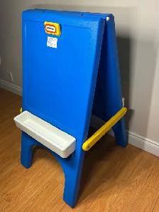 Little Tikes Kids Art Easel Chalkboard Folding - Photo 3