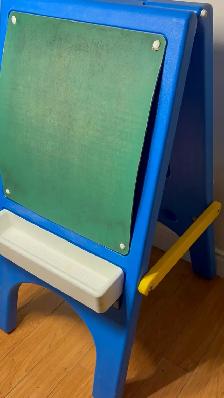 Little Tikes Kids Art Easel Chalkboard Folding - Photo 10