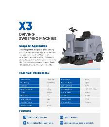 X3 Driving Sweeping Machine – Heavy Duty Floor & Street Clean - Photo 6