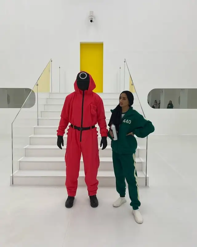 Squid Green Suit Costume For Cosplay/Events - Photo 4