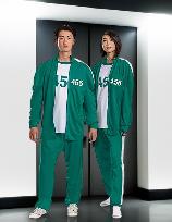 Squid Green Suit Costume For Cosplay/Events - Photo 5