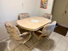 Kitchen table and chairs